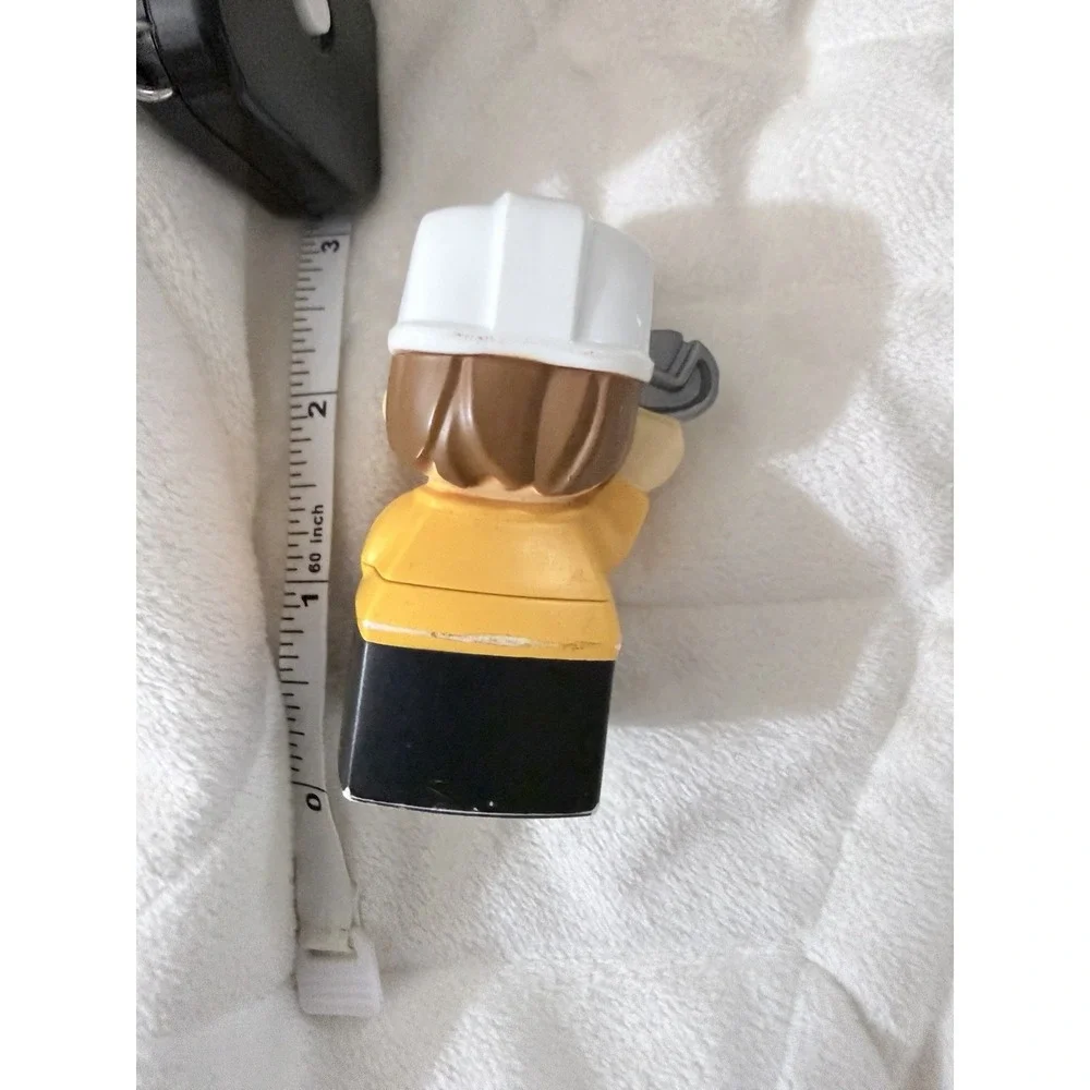 Mega Bloks Replacement Cat Mechanic Man Figure‎ Caterpillar Toy Figurine